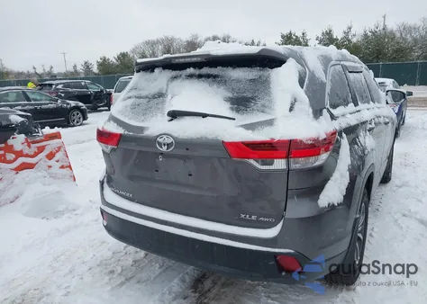 2017 Toyota Highlander Xle из США, поврежденный, VIN 5TDJZRFH9HS408548